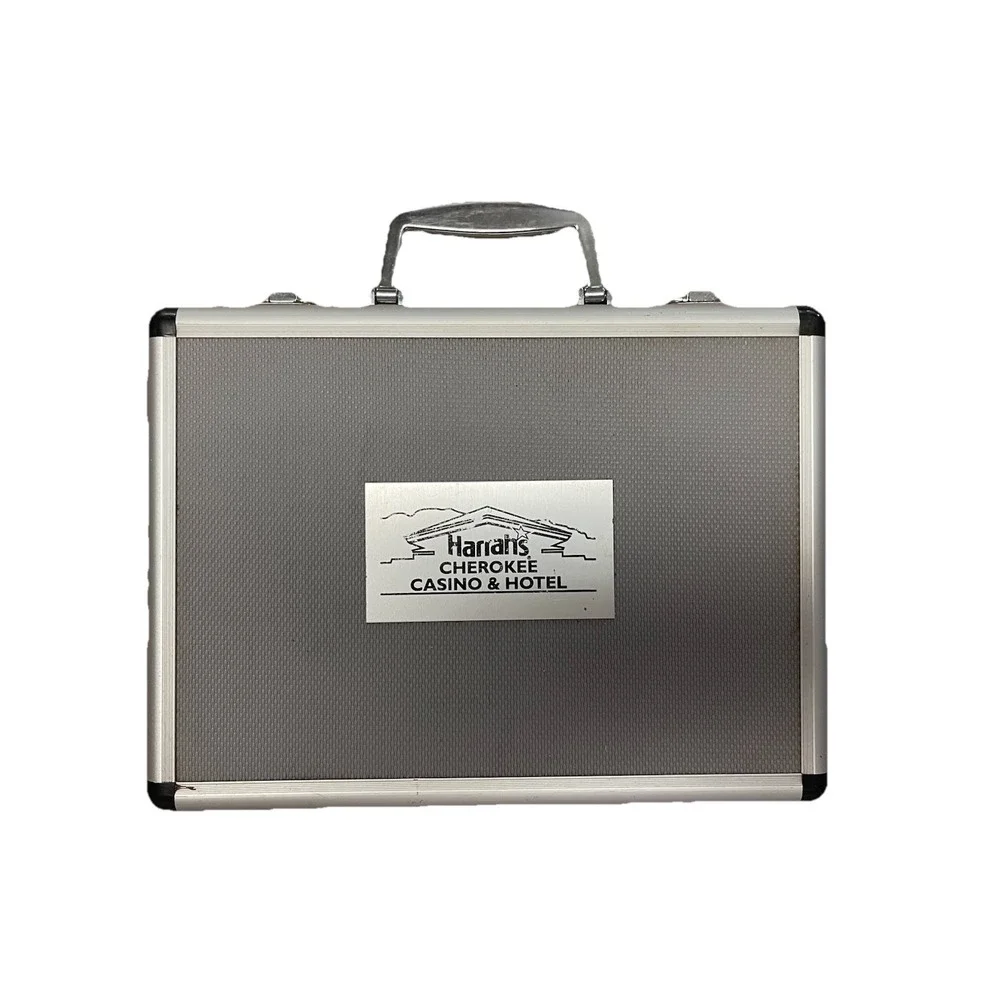 Tool Set in Hard Aluminum Briefcase w/ Harrah's Cherokee‎ Casino & Hotel Plaque